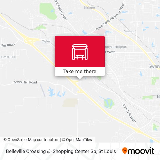 Belleville Crossing @ Shopping Center Sb map