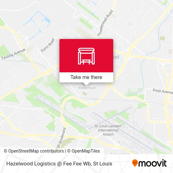 Hazelwood Logistics @ Fee Fee Wb map