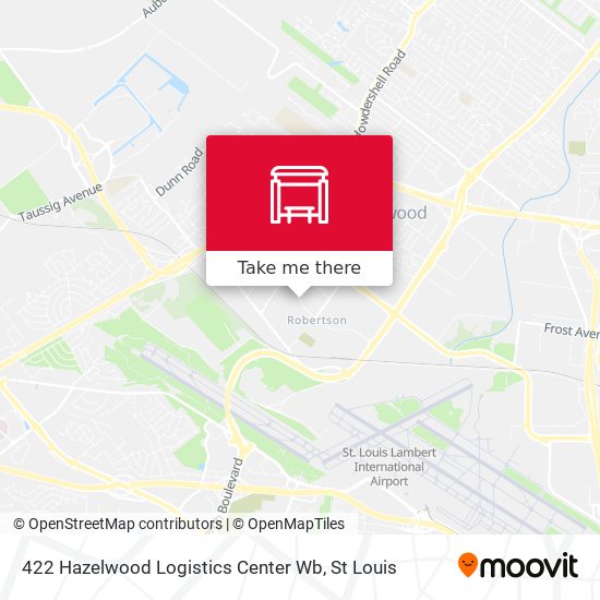 422 Hazelwood Logistics Center Wb map