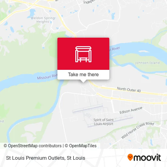 St Louis Premium Outlets map