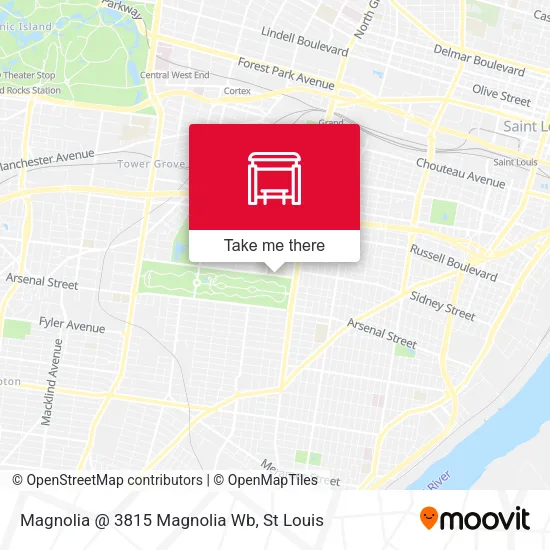 Magnolia @ 3815 Magnolia Wb map