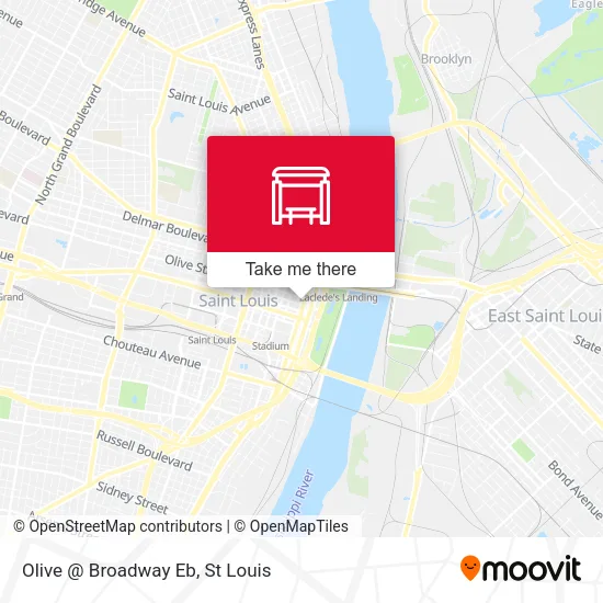 Mapa de Olive @ Broadway Eb