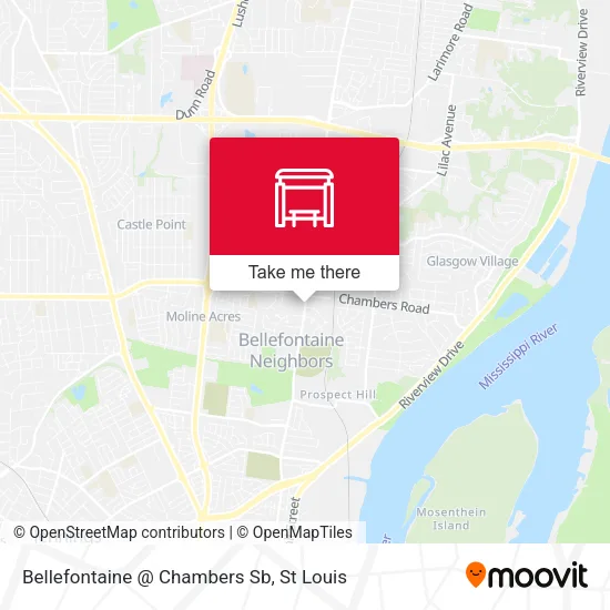 Mapa de Bellefontaine @ Chambers Sb