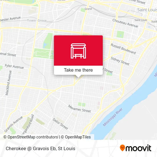 Mapa de Cherokee @ Gravois Eb