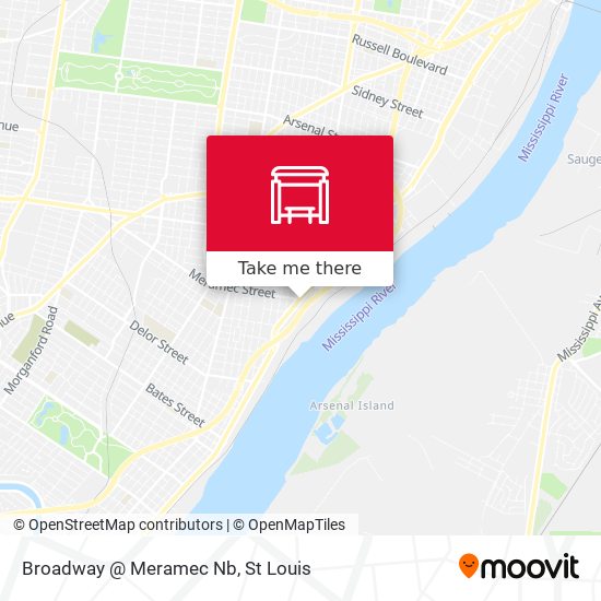 Broadway @ Meramec Nb map