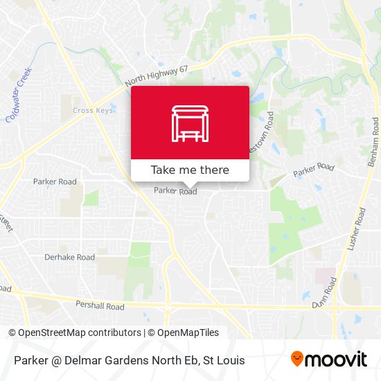 Mapa de Parker @ Delmar Gardens North Eb