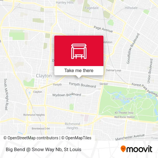 Mapa de Big Bend @ Snow Way Nb