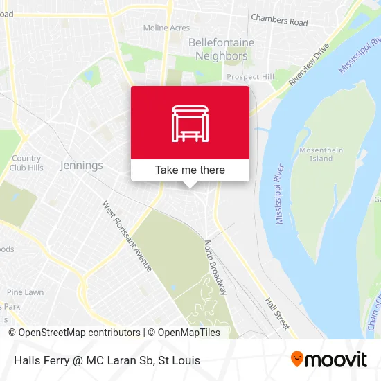 Mapa de Halls Ferry @ MC Laran Sb