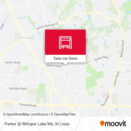 Mapa de Parker @ Whisper Lake Wb