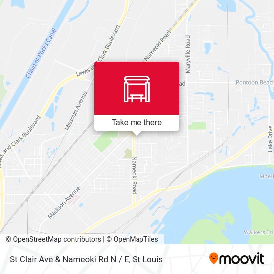 St Clair Ave & Nameoki Rd N / E map