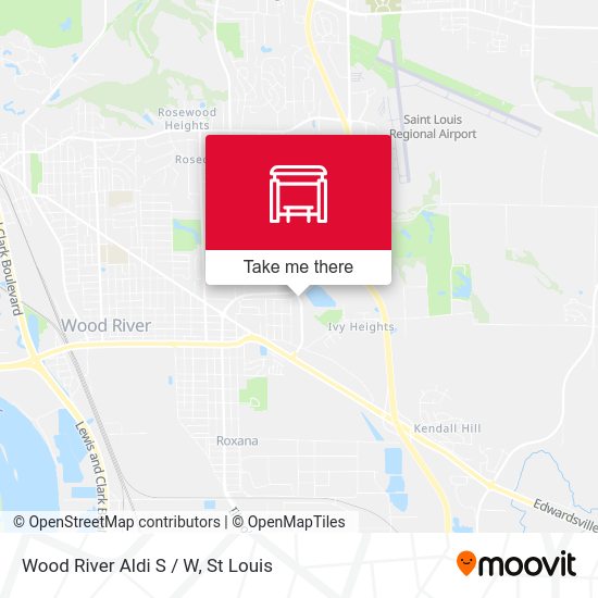 Wood River Aldi S / W map