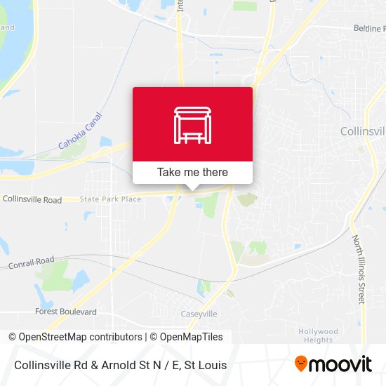 Mapa de Collinsville Rd & Arnold St N / E