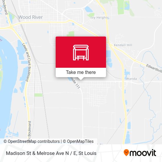 Mapa de Madison St & Melrose Ave N / E