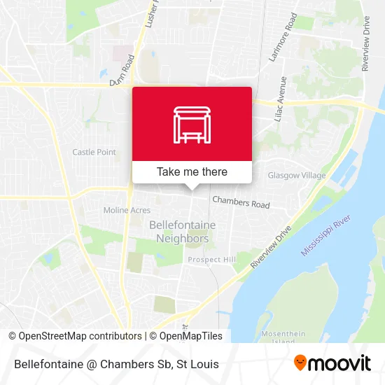 Bellefontaine @ Chambers Sb map