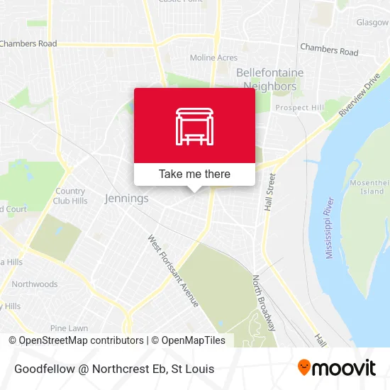 Goodfellow @ Northcrest Eb map