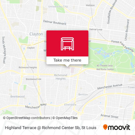 Mapa de Highland Terrace @ Richmond Center Sb