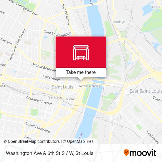 Wsshington Ave & 6th St S / W map