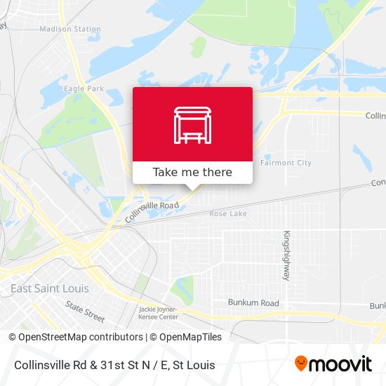 Collinsville Rd & 31st St N / E map