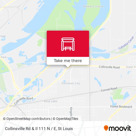 Collinsville Rd & Il 111 N / E map