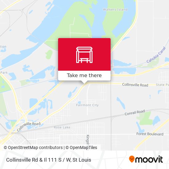 Collinsville Rd & Il 111 S / W map