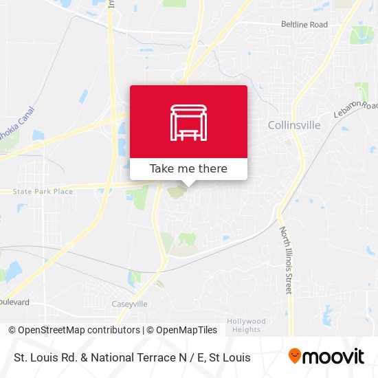 St. Louis Rd. & National Terrace N / E map