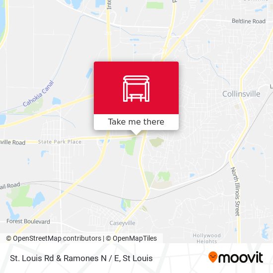 St. Louis Rd & Ramones N / E map
