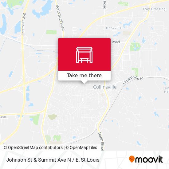 Johnson St & Summit Ave N / E map