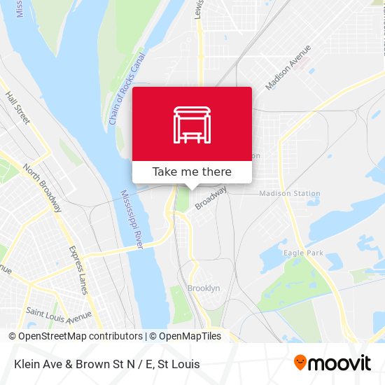Mapa de Klein Ave & Brown St N / E