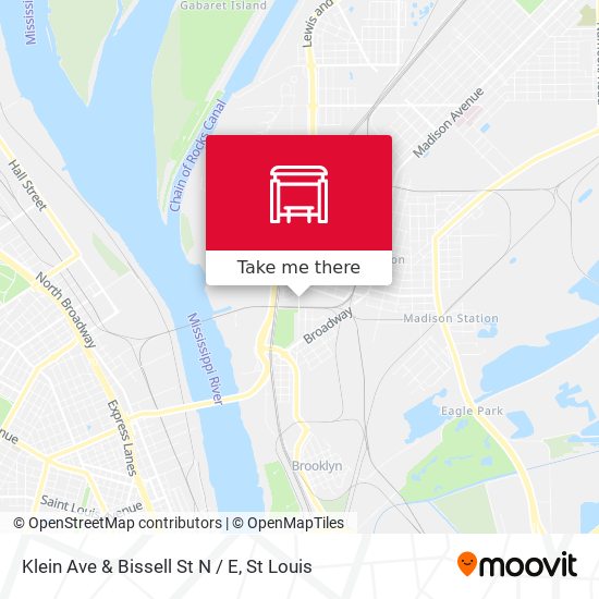 Klein Ave & Bissell St N / E map