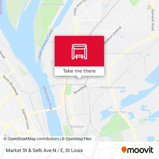 Market St & Selb Ave N / E map