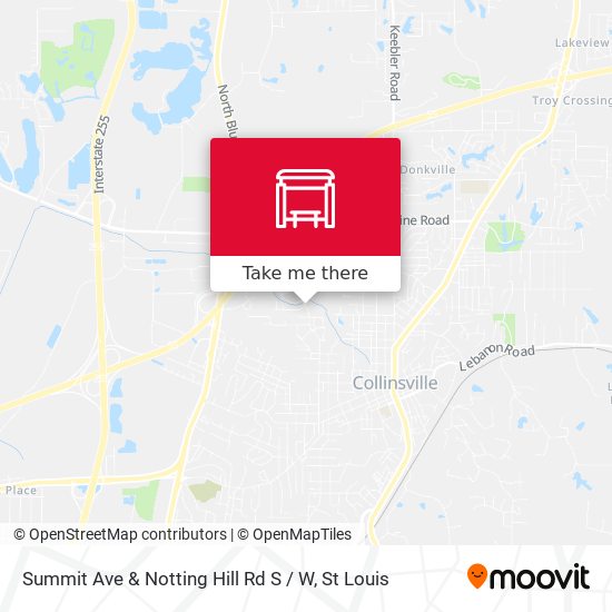 Mapa de Summit Ave & Notting Hill Rd S / W