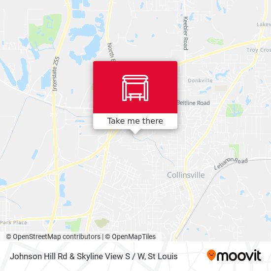 Mapa de Johnson Hill Rd & Skyline View S / W