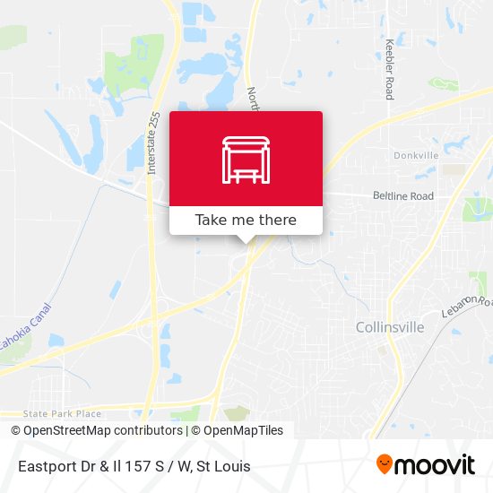 Eastport Dr & Il 157 S / W map