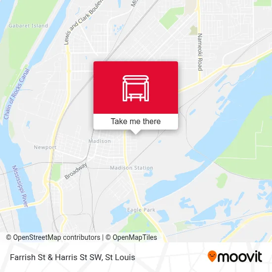 Farrish St & Harris St SW map
