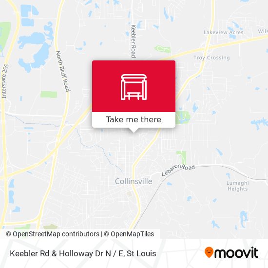 Mapa de Keebler Rd & Holloway Dr N / E