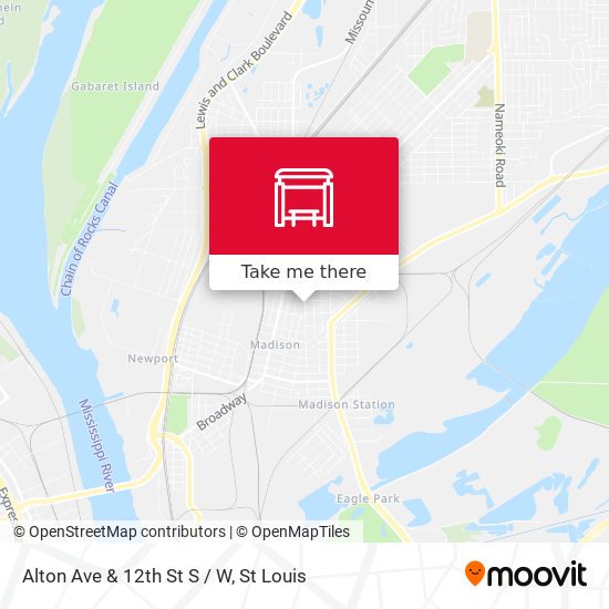 Mapa de Alton Ave & 12th St S / W