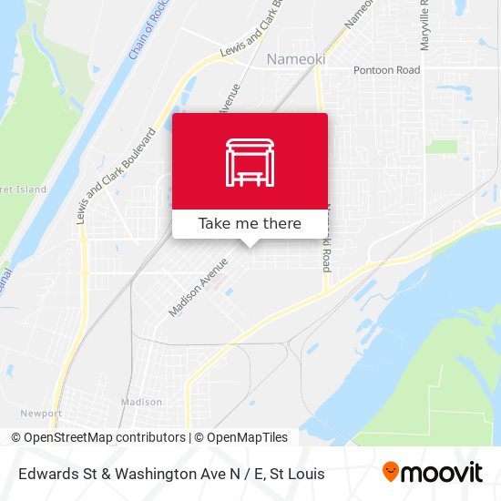 Edwards St & Washington Ave N / E map