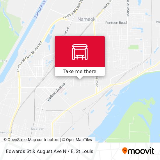 Edwards St & August Ave N / E map