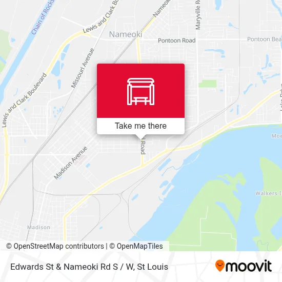 Edwards St & Nameoki Rd S / W map