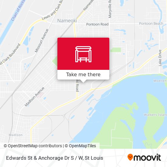 Mapa de Edwards St & Anchorage Dr S / W