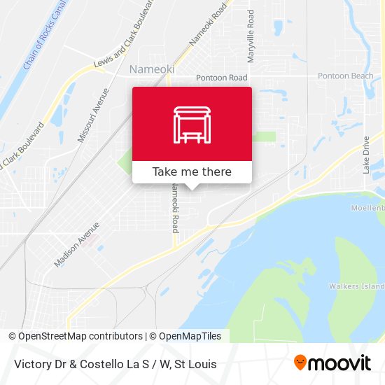 Victory Dr & Costello La S / W map