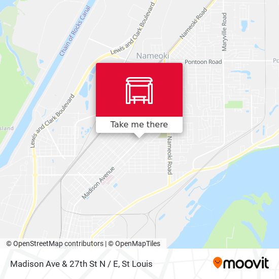 Madison Ave & 27th St N / E map