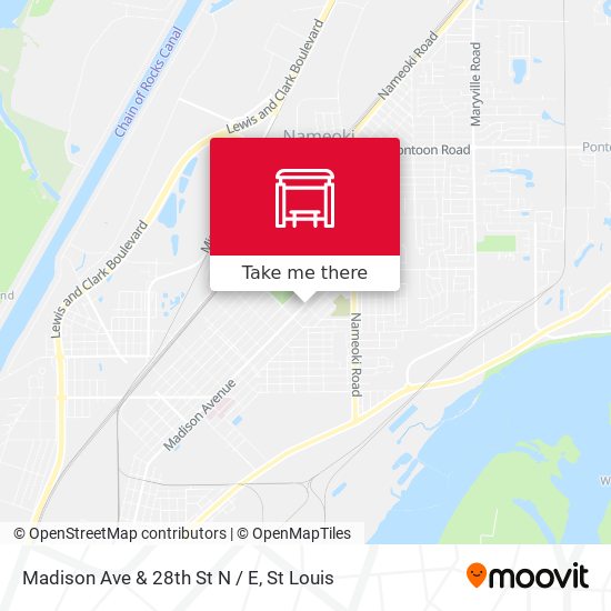 Mapa de Madison Ave & 28th St N / E