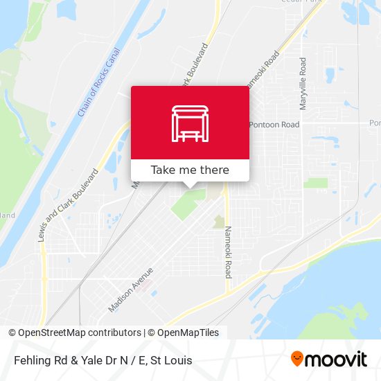 Fehling Rd & Yale Dr N / E map