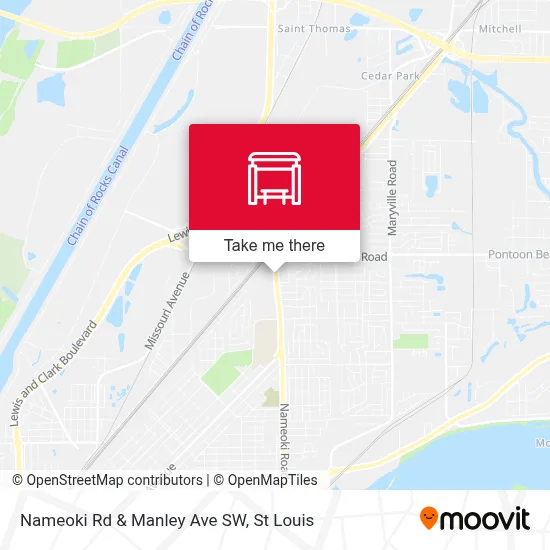 Nameoki Rd & Manley Ave SW map