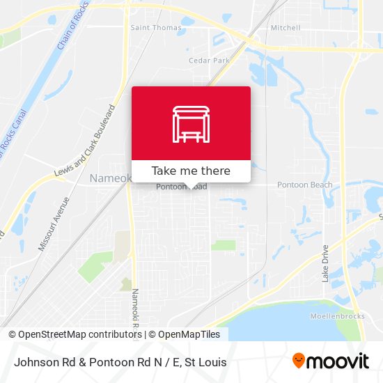Johnson Rd & Pontoon Rd N / E map