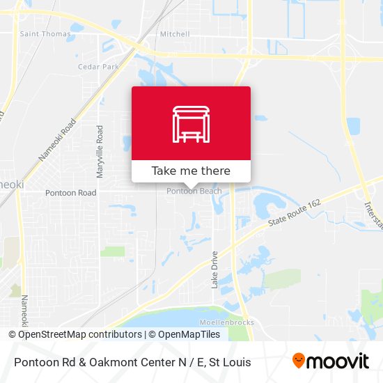Mapa de Pontoon Rd & Oakmont Center N / E