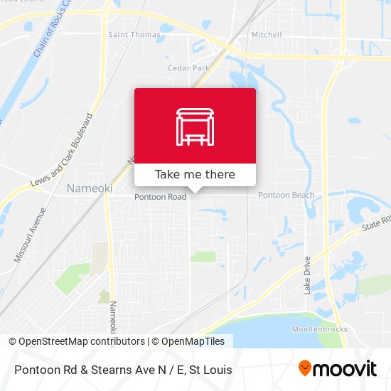 Pontoon Rd & Stearns Ave N / E map
