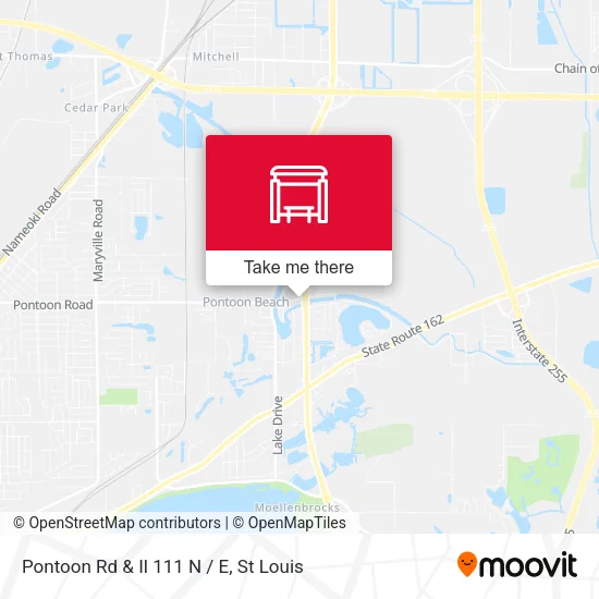 Pontoon Rd & Il 111 N / E map