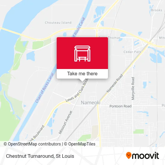 Chestnut Turnaround map